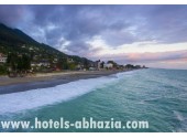 Отель «Grand Hotel Gagra» ,море, пляж